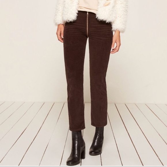❣️SOLD❣️NWT Reformation Bruno Pant Brown size 30 - Picture 3 of 8